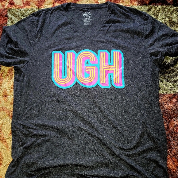 Graphic Tee Size 2XL Black UGH - Picture 1 of 2